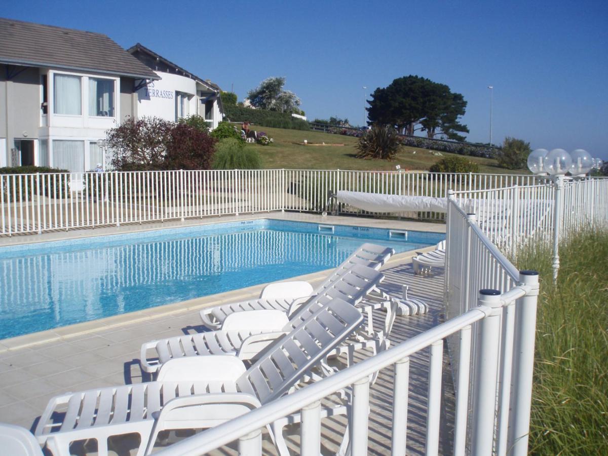 Belle Vue Mer Studio Piscine Trévou-Tréguignec Extérieur photo