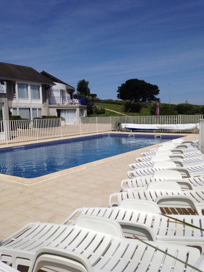 Belle Vue Mer Studio Piscine Trévou-Tréguignec Extérieur photo